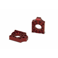 AXLE BLOCKS CRF150R 07-23 | (ANODISED RED)