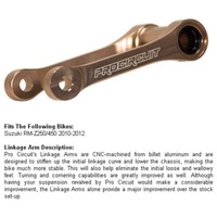 RMZ250 10-18/450 10-17 LINK | ARM 134MM (STOCK 132.5MM)