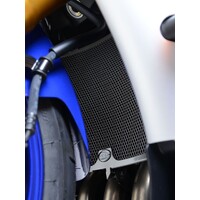 R&G RADIATOR GUARD YAM YZF-R1 07-08 R6 06-12 (COLOUR:BLACK)