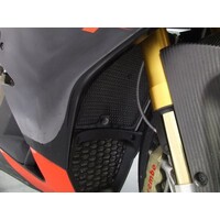 R&G RADIATOR GUARD APR RSV-4 (COLOUR:BLACK)