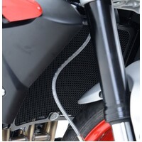 R&G RADIATOR GUARD TRI STREET TRIPLE RX 15- (COLOUR:BLACK)