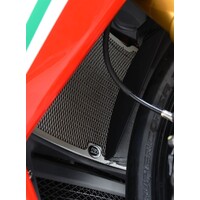 R&G RADIATOR GUARD TI MV_Agusta  F4RR / F4RC (COLOUR:TITANIUM)