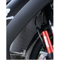 R&G RADIATOR GUARD KAW ZX10R 08-16- (COLOUR:BLACK)