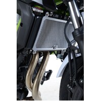 R&G RADIATOR GUARD - KAW Z650 NINJA 650 '17- (COLOUR:BLACK)