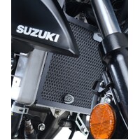 R&G RADIATOR GUARD SUZ GSX-R125 / GSX-S125 (COLOUR:BLACK)