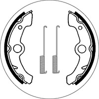 SBS 2178 BRAKE SHOES | WITH SPRINGS