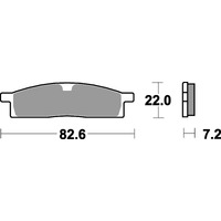 SBS 589RSI FRONT/REAR PADS | SINTER OFF ROAD RACE