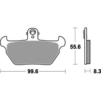 SBS 644HS FRONT PADS | SINTER STREET