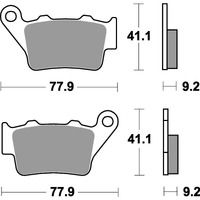 SBS 675HF FRONT/REARPADS | CERAMIC STREET