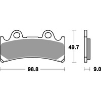 SBS 683HS FRONT PADS | SINTER STREET