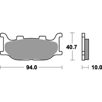 SBS 691HS FRONT PADS | SINTER STREET