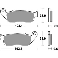 SBS 700HS FRONT PADS | SINTER STREET