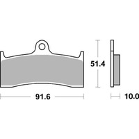 SBS 729DC FRONT PADS | DUAL CARBON RACE (RACE USE ONLY)