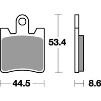 SBS 740HS FRONT PADS | SINTER STREET