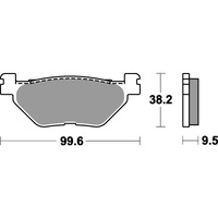 SBS 769LS REAR PADS | SINTER STREET