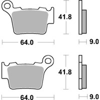 SBS 791RSI FRONT/REAR PADS | SINTER OFF ROAD RACE