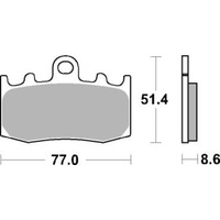 SBS 796HS FRONT PADS | SINTER STREET