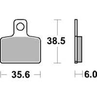 SBS 803HF FRONT/REAR PADS | CERAMIC STREET