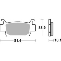 SBS 829SI FRONT/REAR PADS | SINTER OFF ROAD