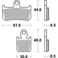 SBS 839HS FRONT PADS | SINTER STREET