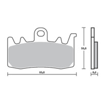 SBS 900HS FRONT PADS | SINTER STREET