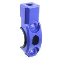 ZETA PERCH MOUNT CLAMP - ROTATING | + 10mm MIRROR MOUNT | BLUE *USE ZE40-6003 FIRST