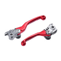 ZETA LEVER SET PIVOT | CRF450R'21-, CRF450RX'21- | FORGED | RED