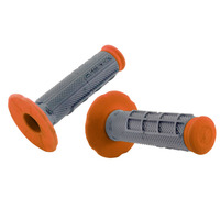 ZETA GRIPS RACE MX | HALF WAFFLE | ORANGE/GREY