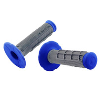 ZETA GRIPS RACE MX | HALF WAFFLE | BLUE/GREY