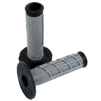 ZETA GRIPS RACE MX | HALF WAFFLE / OPEN END | BLACK/GREY **NLA**