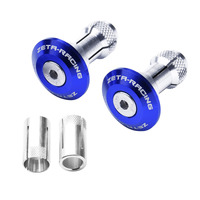 ZETA BAR END PLUGS ALLOY | 29mm | BLUE