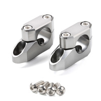 ZETA BAR CLAMP KIT RISE & O'SET | 7/8 OR TAPER MOUNT | TAPER BAR | OS:20mm / H:26mm | Ti Colour