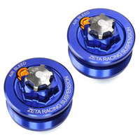 ZETA FORK CAPS EASY ADJUST | YZ80/85'93- | BLUE