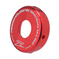 ZETA SHOCK END CAP | WP 46mm | RED