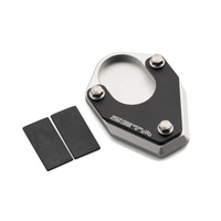 ZETA STAND PAD ENLARGER | KTM 1090Adv'17-, 1290S-Adv'15- | BLK/SILV