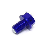 ZETA DRAIN BOLT - MAGNETIC | M10x15 - P1.25 | BLUE