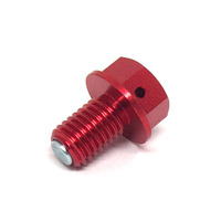 ZETA DRAIN BOLT - MAGNETIC | M10x15 - P1.5 | RED