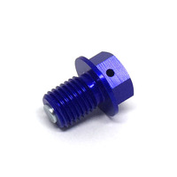 ZETA DRAIN BOLT - MAGNETIC | M12x15 - P1.5 | BLUE