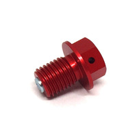 ZETA DRAIN BOLT - MAGNETIC | M12x15 - P1.5 | RED