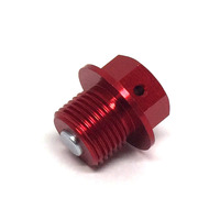 ZETA DRAIN BOLT - MAGNETIC | M14x10 - P1.25 | RED