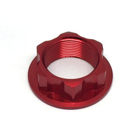 ZETA STEERING STEM NUT | M22x27-P1.0 H12 | RED