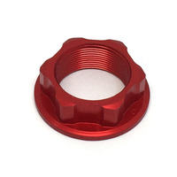 ZETA STEERING STEM NUT | M24x30-P1.0 H12 | RED