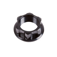 ZETA STEERING STEM NUT | M24x30-P1.5 H14 | BLACK