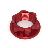 ZETA STEERING STEM NUT | M24x30-P1.5 H14 | RED