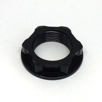 ZETA STEERING STEM NUT | M24x32-P1.5 H10 | BLACK