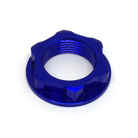 ZETA STEERING STEM NUT | M24x32-P1.5 H10 | BLUE