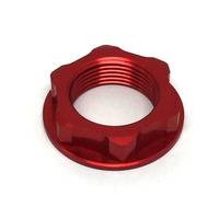 ZETA STEERING STEM NUT | M24x32-P1.5 H10 | RED