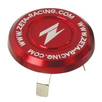 ZETA STEERING STEM CAP | 13-17.5mm | RED