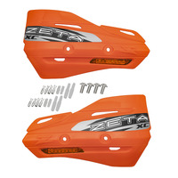 ZETA HANDGUARD SHIELDS ONLY | XC SHIELD + FLASHER | ORANGE LENS | ORANGE