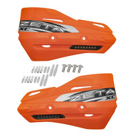 ZETA HANDGUARD SHIELDS ONLY | XC SHIELD + FLASHER | GREY LENS | ORANGE